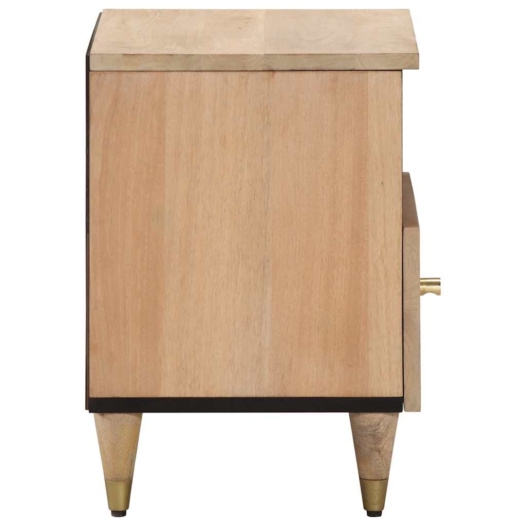 Comodini 2pz 40x33x46 cm in Legno Massello di Mango | homemem39