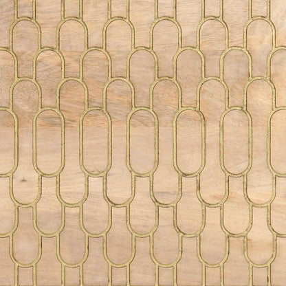 Comodini 2pz 40x33x46 cm in Legno Massello di Mango | homemem39