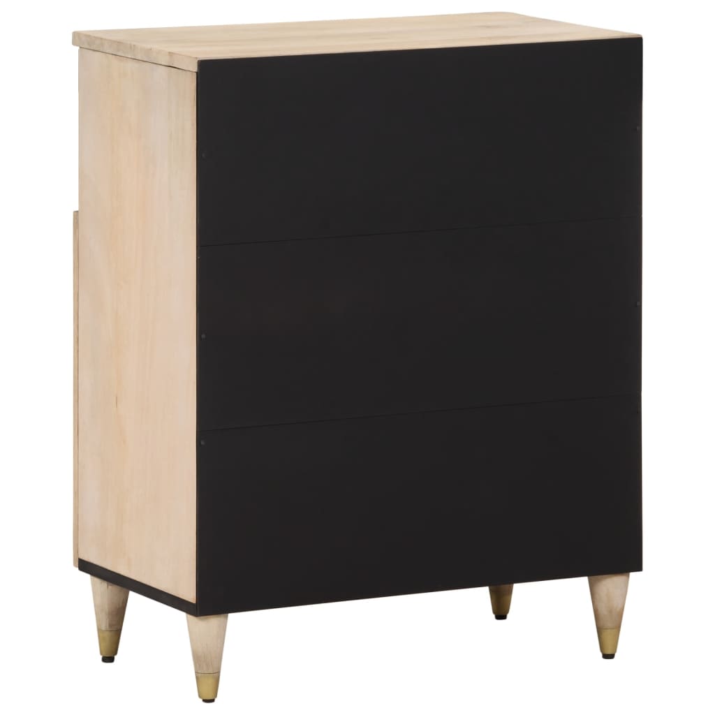 Credenza 60x33x75 cm in Legno Massello di Mango - homemem39