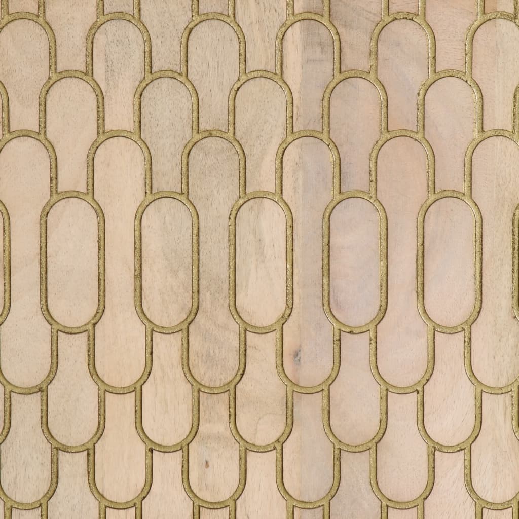 Credenza 60x33x75 cm in Legno Massello di Mango - homemem39