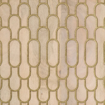 Credenza 60x33x75 cm in Legno Massello di Mango - homemem39