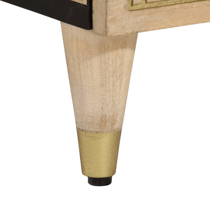 Credenza 60x33x75 cm in Legno Massello di Mango - homemem39