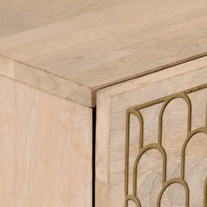 Credenza 80x33x75 cm in Legno Massello di Mango - homemem39