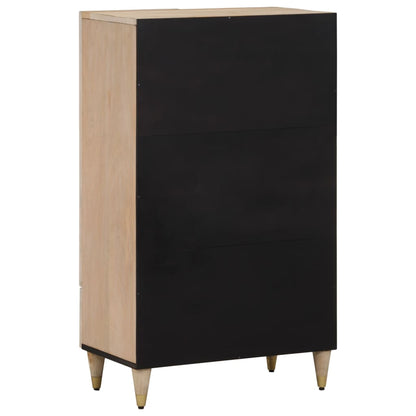 Credenza 60x33x110 cm in Legno Massello di Mango