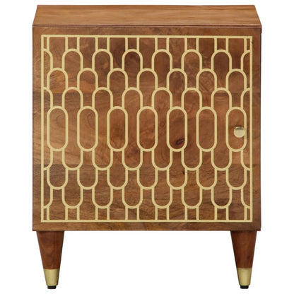 Comodini 2pz 40x33x46 cm in Legno Massello di Mango | homemem39