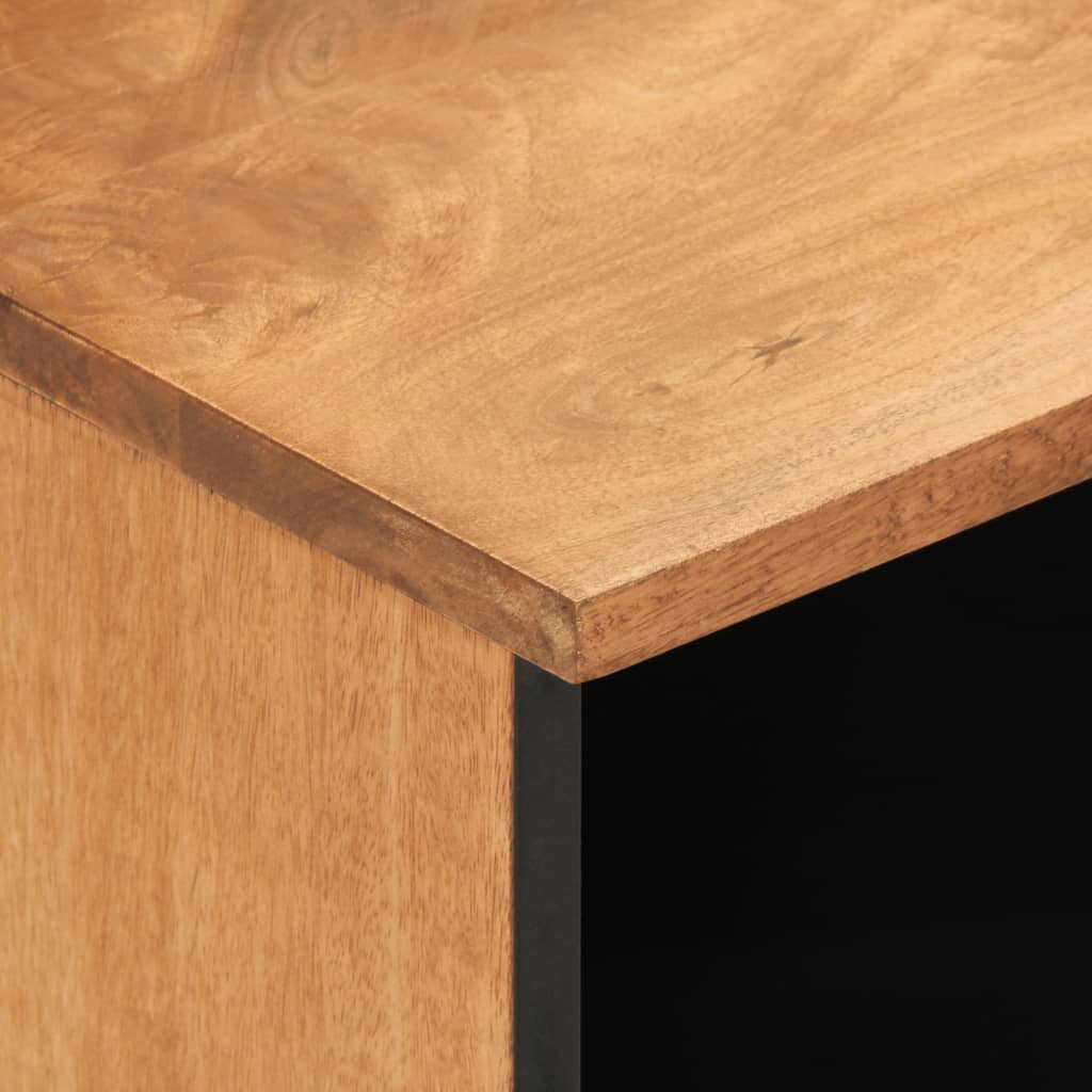 Mobile Porta TV 70x33x46 cm in Legno Massello di Mango - homemem39