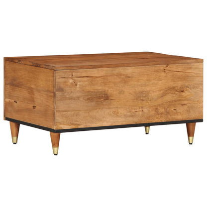 Tavolino da Salotto 80x50x40 cm Legno Massello di Mango | homemem39