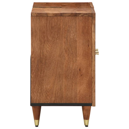 Mobile Lavabo da Bagno 62x33x58cm in Legno Massello di Mango