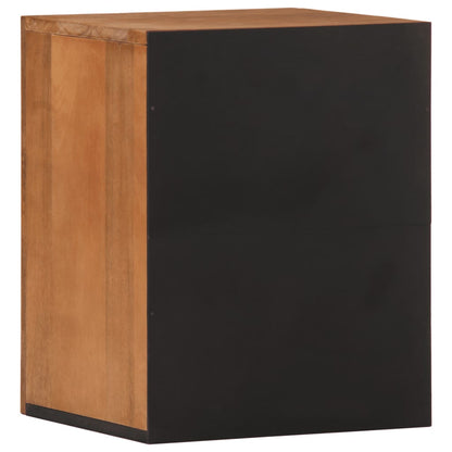 Mobile da Bagno a Parete 38x33x48 cm in Legno Massello di Mango | homemem39