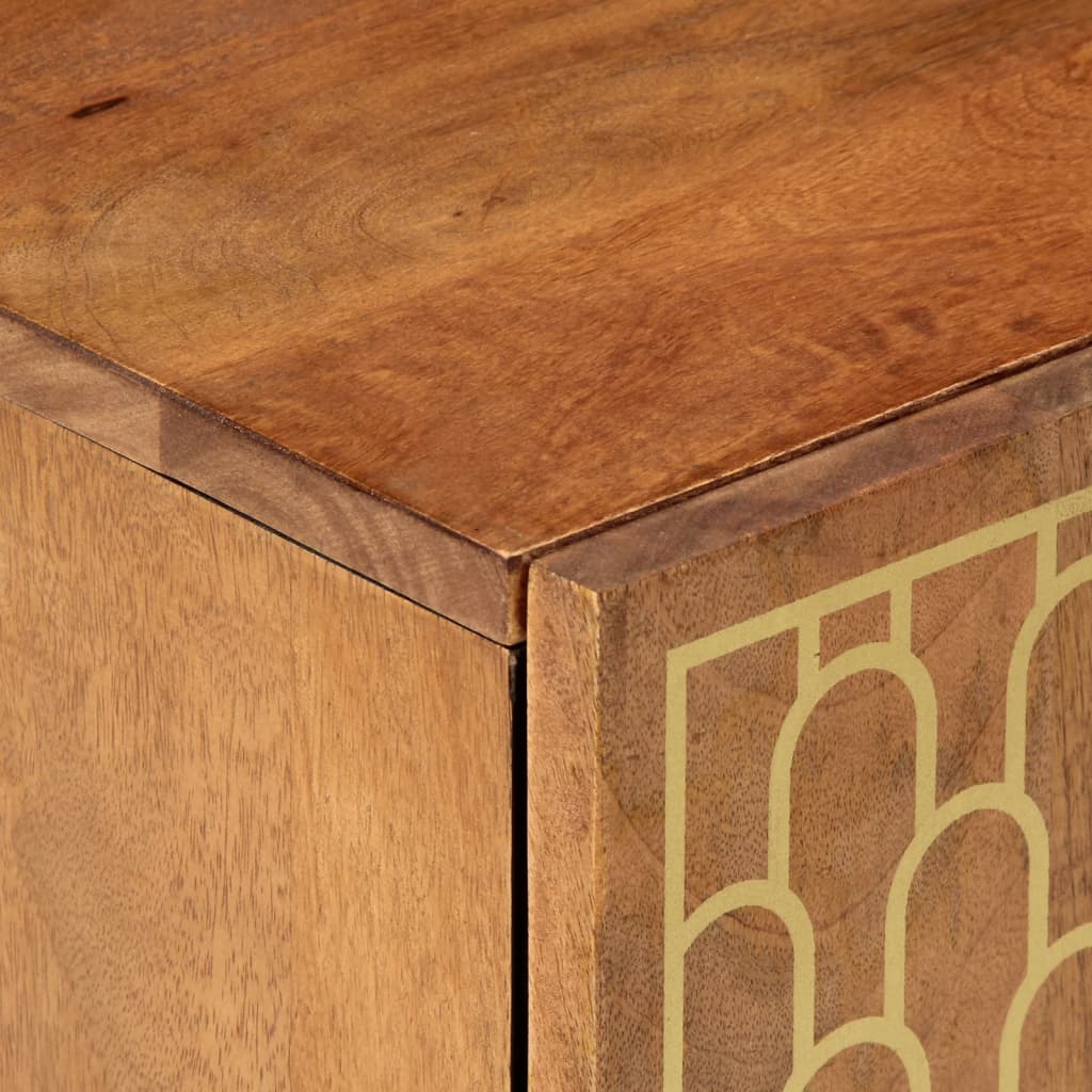 Mobile da Bagno a Parete 38x33x48 cm in Legno Massello di Mango | homemem39
