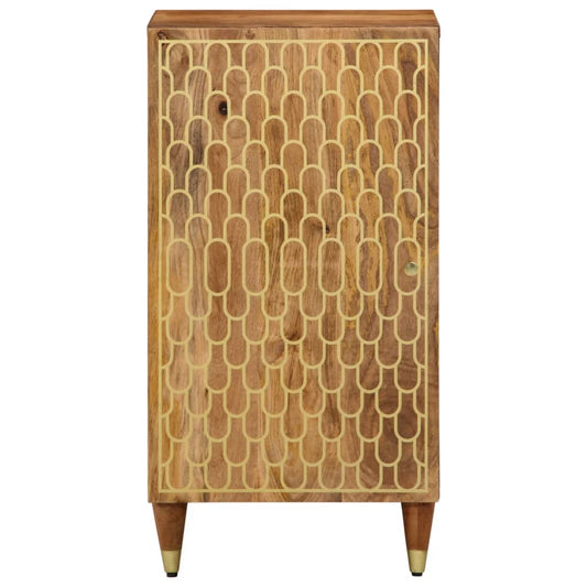 Credenza 40x33x75 cm in Legno Massello di Mango