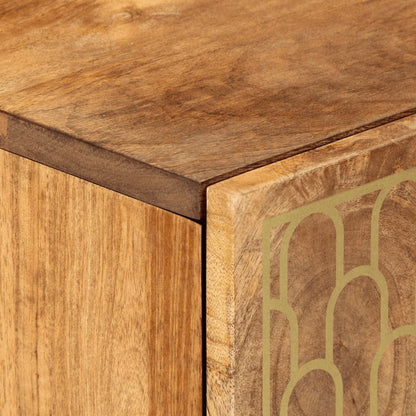 Credenza 40x33x75 cm in Legno Massello di Mango