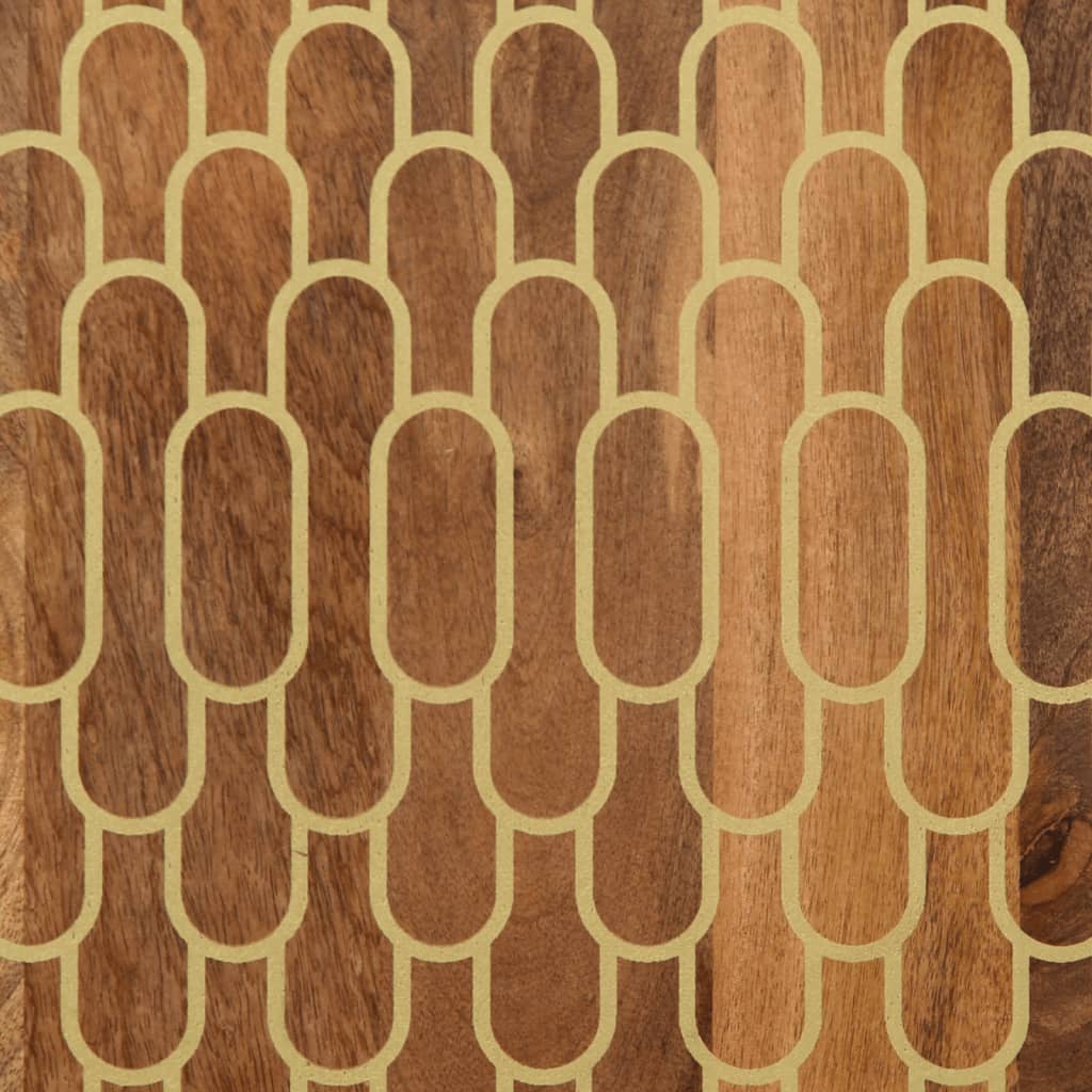 Credenza 60x33x110 cm in Legno Massello di Mango