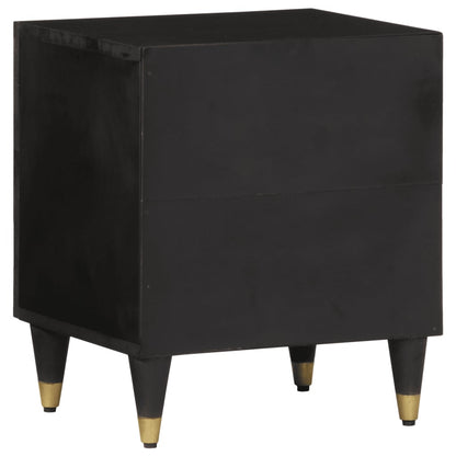Comodino 40x33x46 cm in Legno Massello di Mango | homemem39
