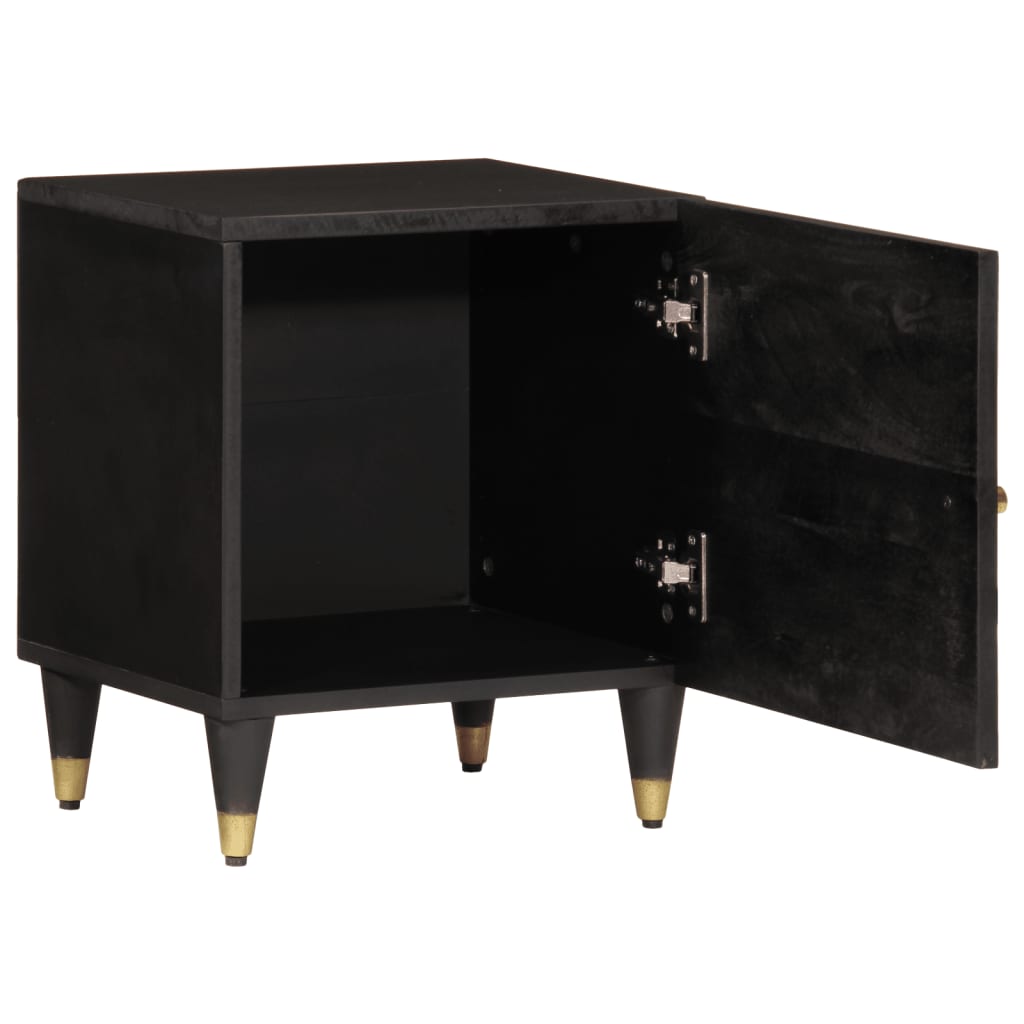 Comodini 2pz 40x33x46 cm in Legno Massello di Mango | homemem39