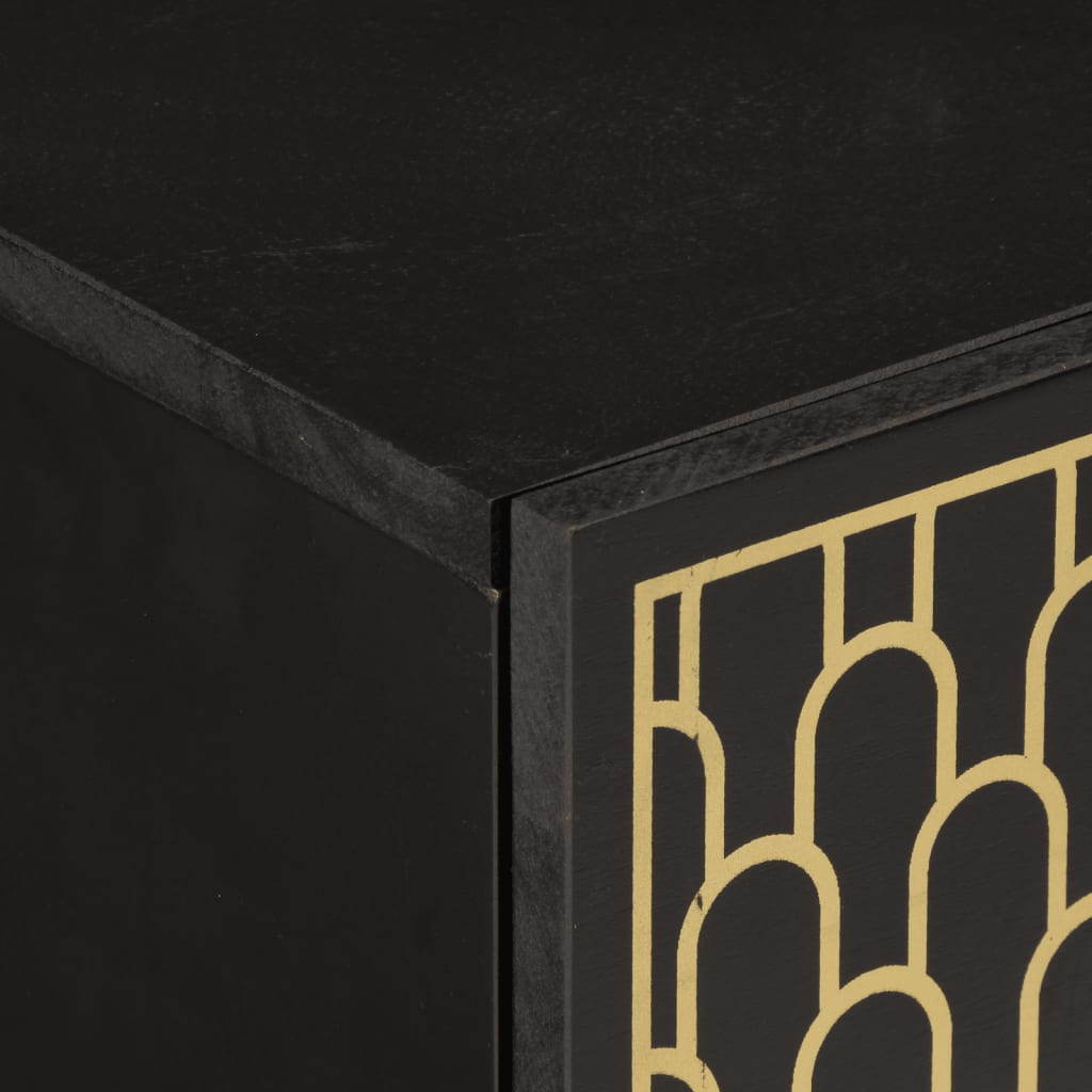 Comodini 2pz 40x33x46 cm in Legno Massello di Mango | homemem39