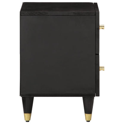Comodini 2pz 40x33x46 cm in Legno Massello di Mango | homemem39