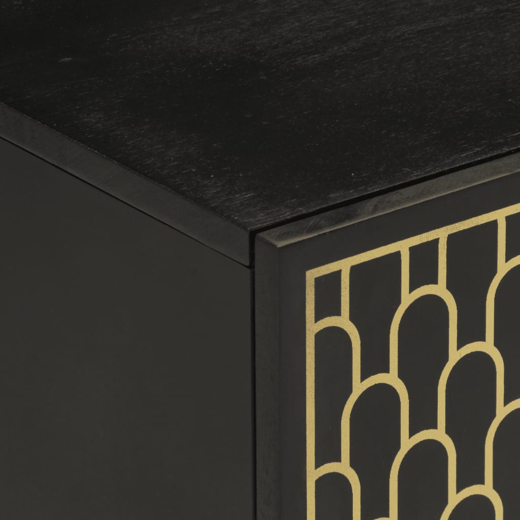 Mobile Porta TV 105x33x46cm in Legno Massello di Mango - homemem39