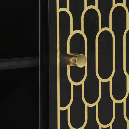 Mobile Porta TV 105x33x46cm in Legno Massello di Mango - homemem39