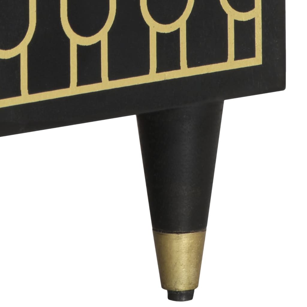 Mobile Porta TV 105x33x46cm in Legno Massello di Mango - homemem39