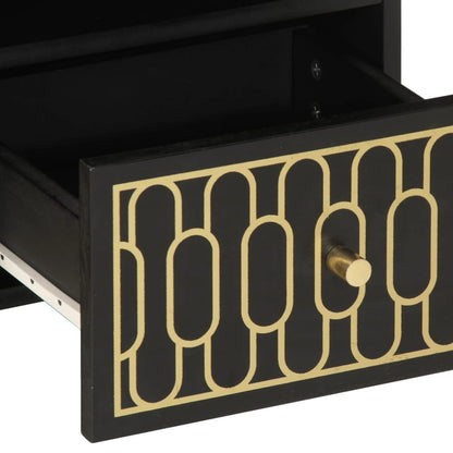 Mobile Porta TV 70x33x46 cm in Legno Massello di Mango - homemem39