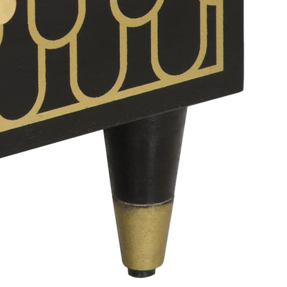 Mobile Porta TV 70x33x46 cm in Legno Massello di Mango - homemem39