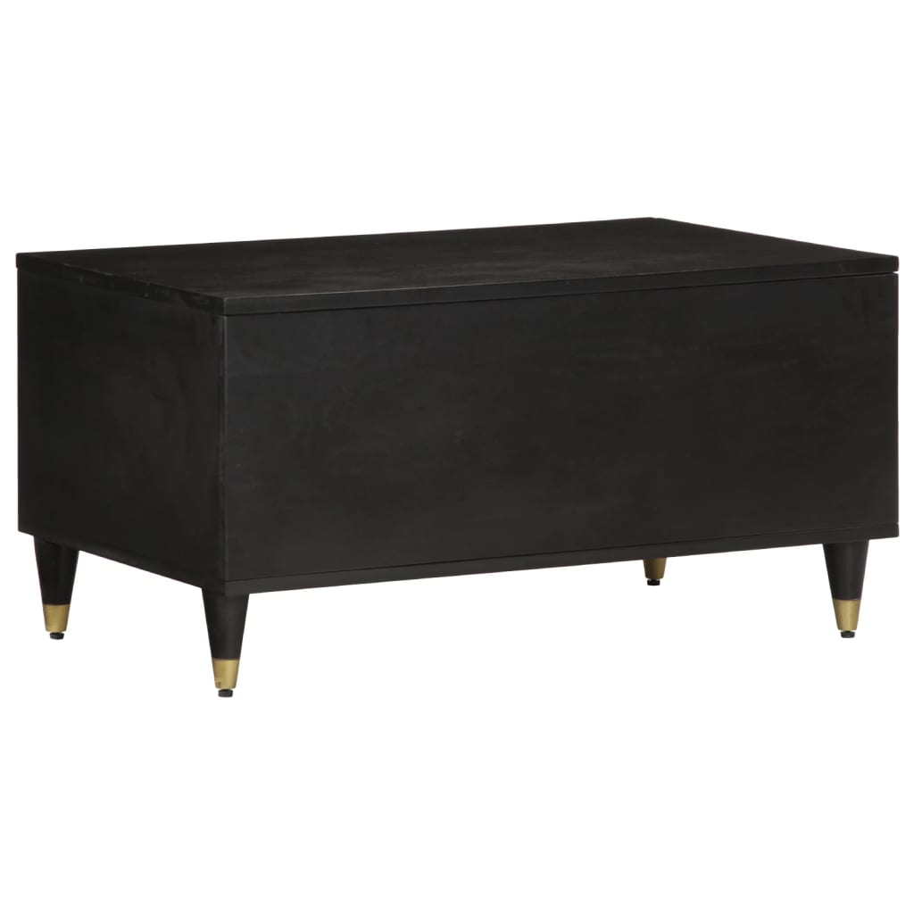 Tavolino da Salotto 80x50x40 cm Legno Massello di Mango | homemem39