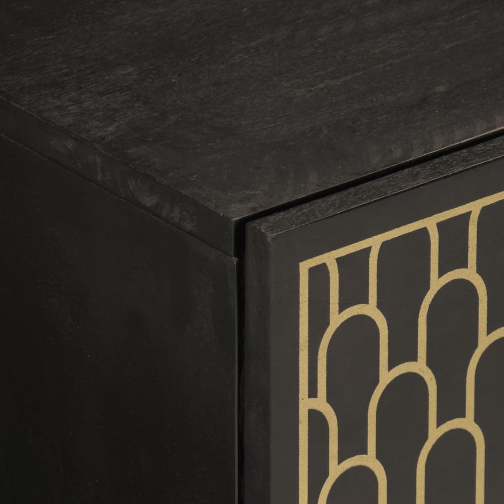 Tavolino da Salotto 80x50x40 cm Legno Massello di Mango | homemem39