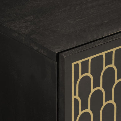Tavolino da Salotto 80x50x40 cm Legno Massello di Mango | homemem39