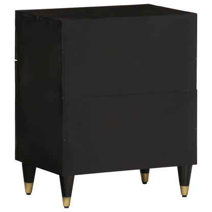 Comodino 50x33x60 cm in Legno Massello di Mango | homemem39