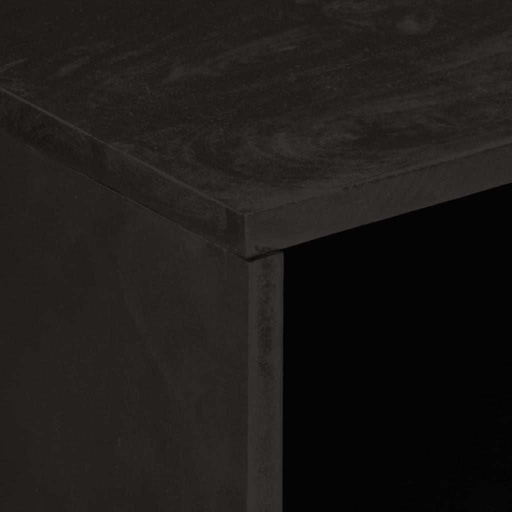 Comodino 50x33x60 cm in Legno Massello di Mango - homemem39