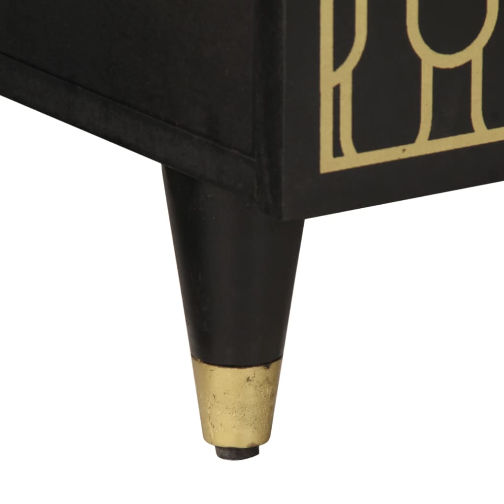 Tavolino da Salotto 100x54x40 cm in Legno Massello di Mango | homemem39