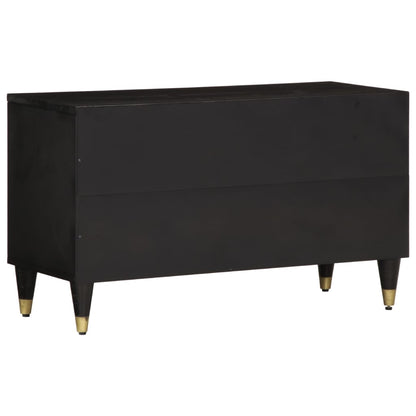 Mobile Porta TV 80x31,5x46 cm in Legno Massello di Mango - homemem39