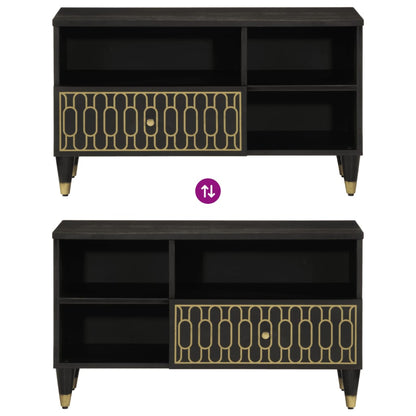 Mobile Porta TV 80x33x46 cm in Legno Massello di Mango - homemem39