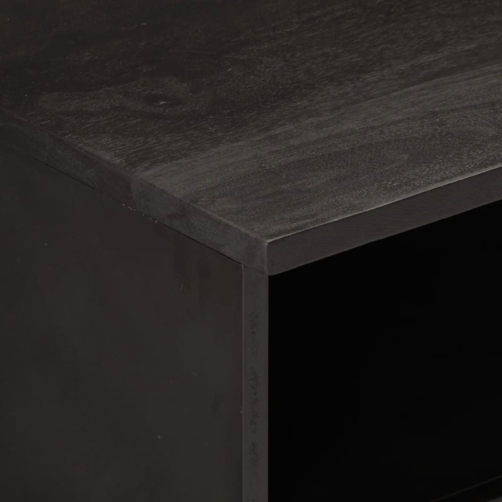 Mobile Porta TV 80x33x46 cm in Legno Massello di Mango - homemem39