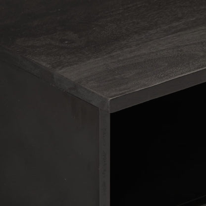 Mobile Porta TV 80x33x46 cm in Legno Massello di Mango - homemem39