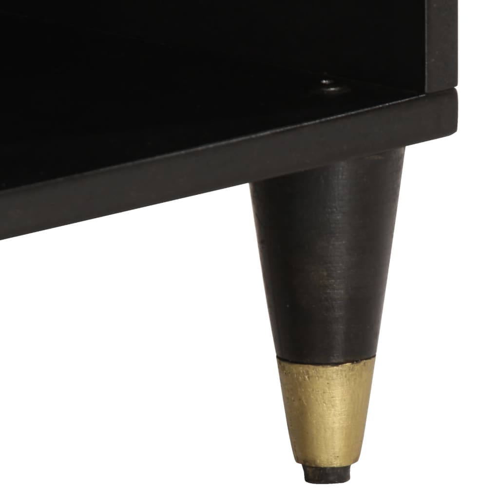 Mobile Porta TV 80x33x46 cm in Legno Massello di Mango - homemem39