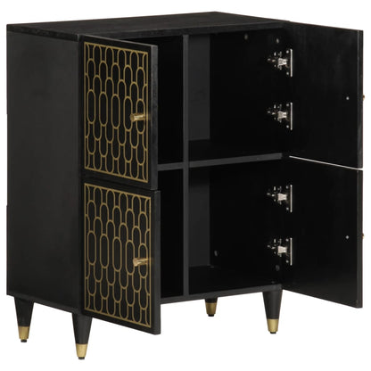 Credenza 60x33x75 cm in Legno Massello di Mango - homemem39