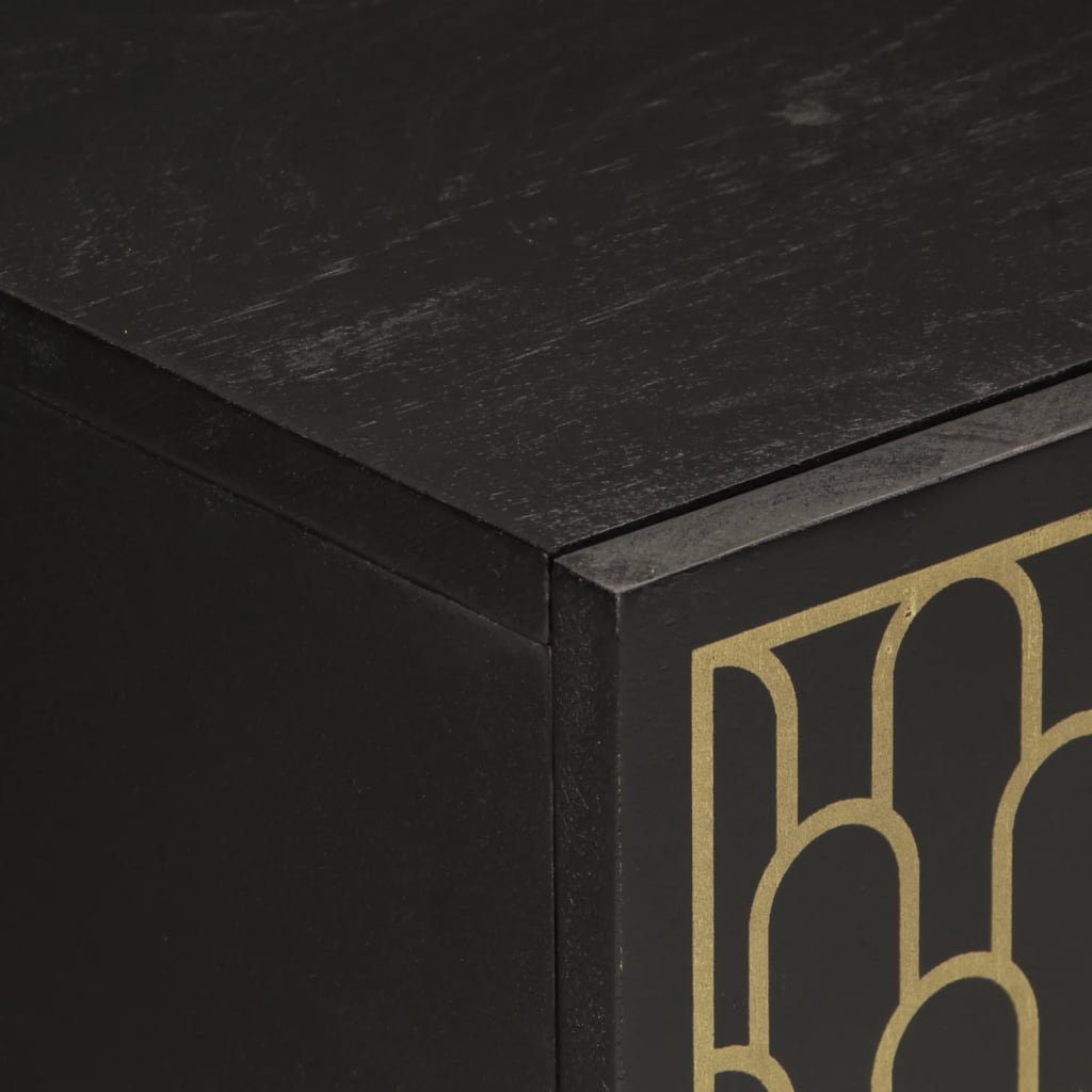 Credenza 60x33x75 cm in Legno Massello di Mango - homemem39