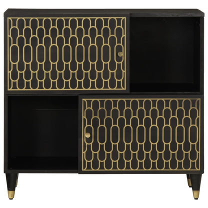 Credenza 80x33x75 cm in Legno Massello di Mango - homemem39