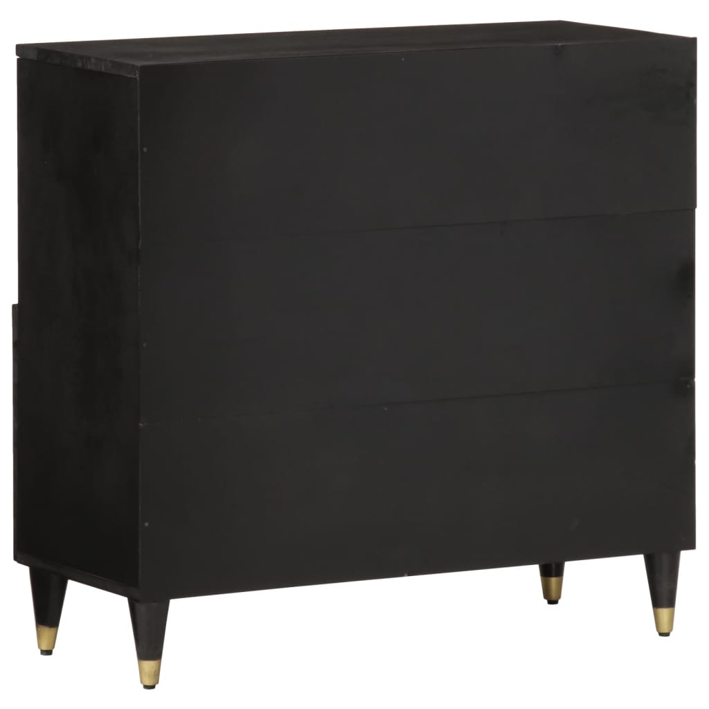 Credenza 80x33x75 cm in Legno Massello di Mango - homemem39