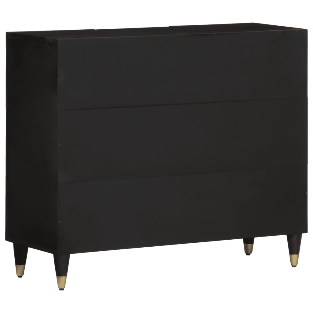 Credenza 90x33x75 cm in Legno Massello di Mango - homemem39