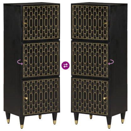 Credenza 40x33x110 cm in Legno Massello di Mango