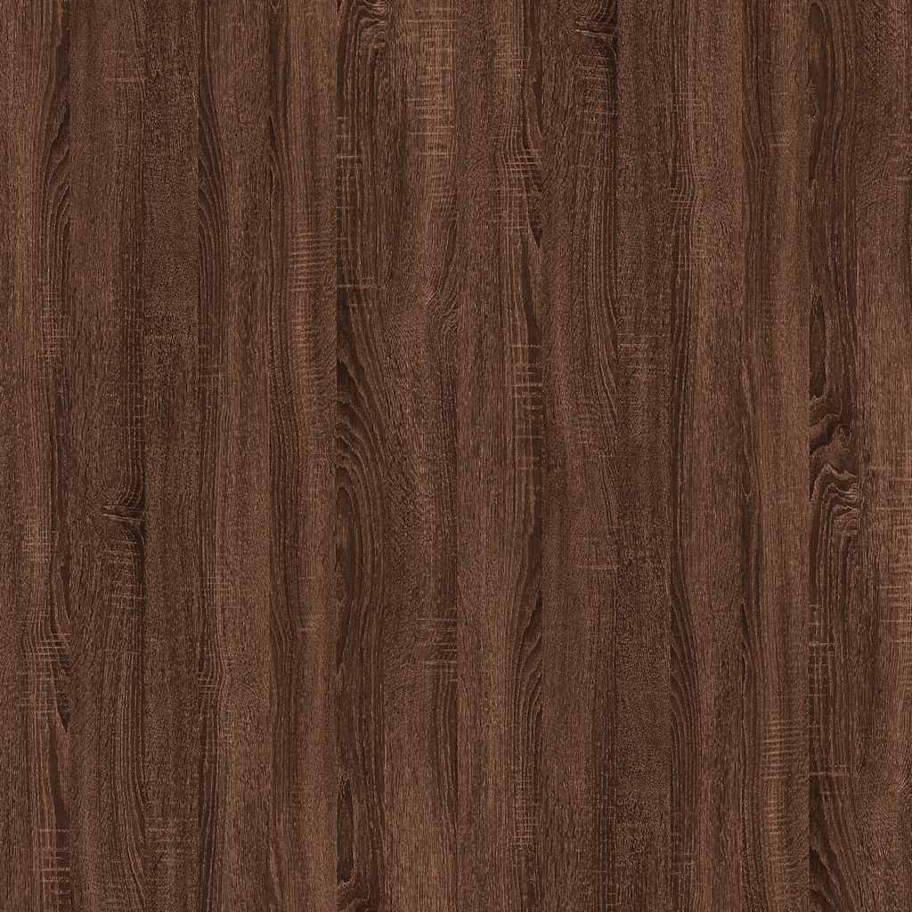 Set Mobili da Bagno 2 pz Rovere Marrone in Legno Multistrato | homemem39