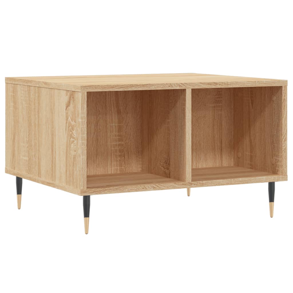 Tavolino Salotto Rovere Sonoma 60x50x36,5 cm Legno Multistrato | homemem39