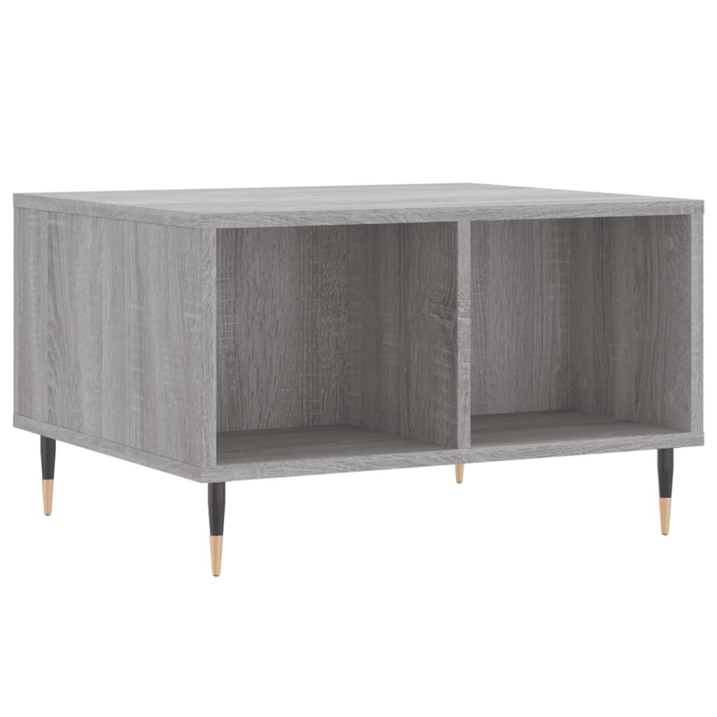 Tavolino da Salotto grigio sonoma 60x50x36,5 cm in Multistrato | homemem39