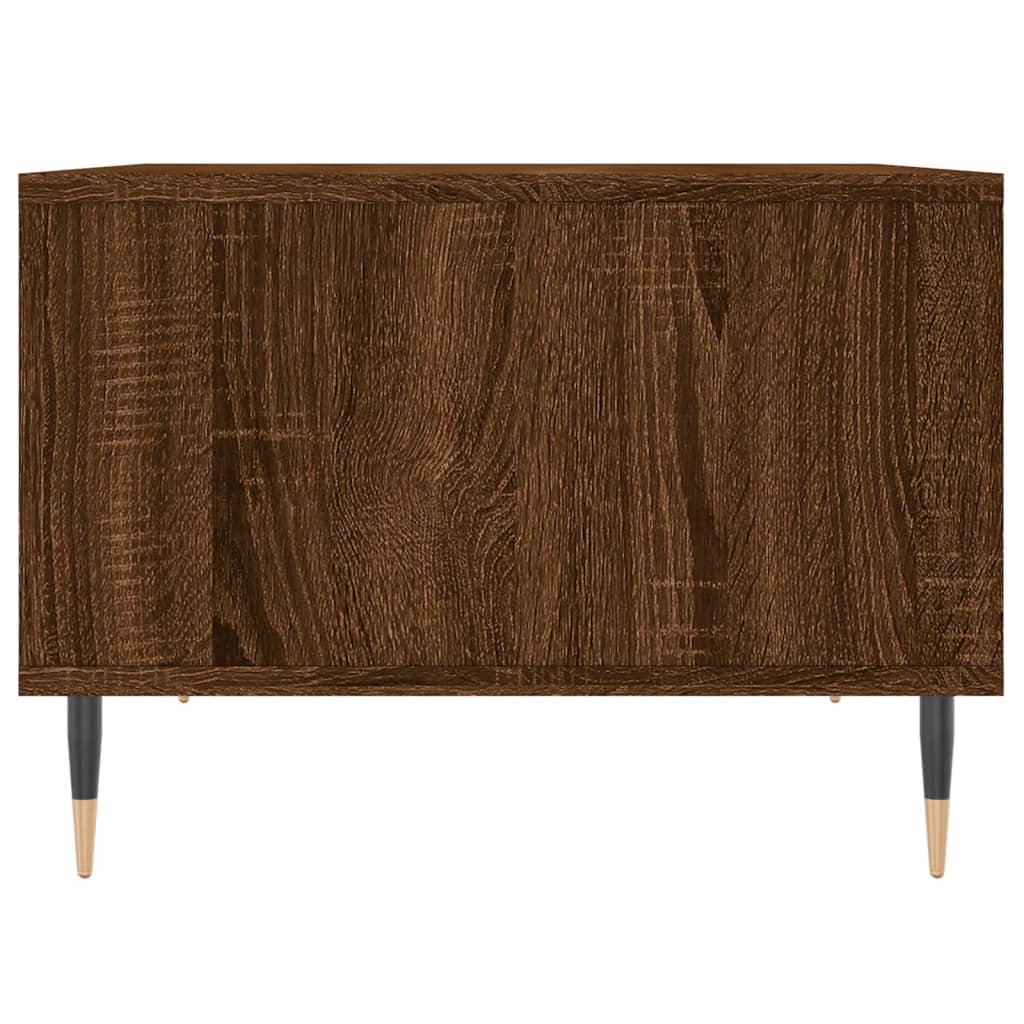 Tavolino da Salotto Rovere Marrone 60x50x36,5 cm in Multistrato | homemem39