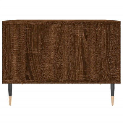 Tavolino da Salotto Rovere Marrone 60x50x36,5 cm in Multistrato | homemem39