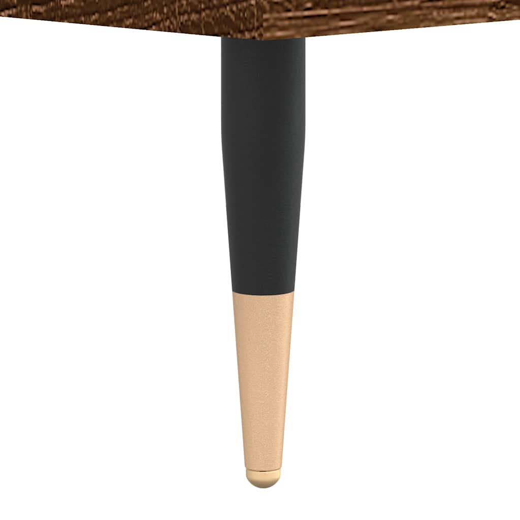 Tavolino da Salotto Rovere Marrone 60x50x36,5 cm in Multistrato