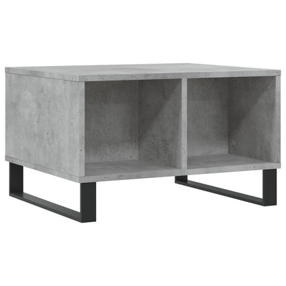 Tavolino Salotto Grigio Cemento 60x50x36,5 cm Legno Multistrato | homemem39